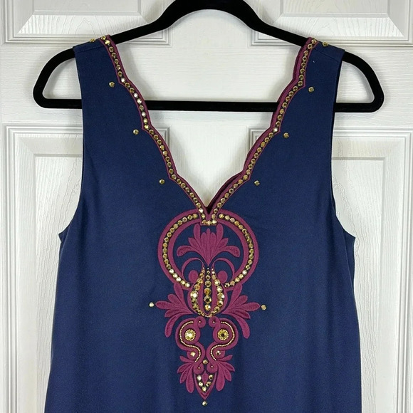 NWT Lilly Pulitzer navy Owen dress sz sm - Picture 4 of 9